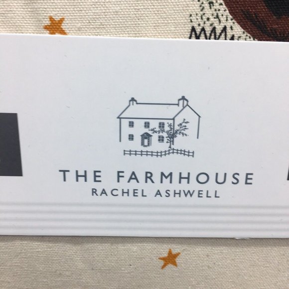 Rachel Ashwell Primitive Halloween Tablecloth Haunted House Pumpkin Cat 60x84 - Picture 9 of 10